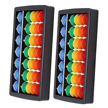 voil a社　木製カラフルそろばん S 621 ボイラ VOILA 知育玩具 木のおもちゃ 100玉そろばん 3歳から対応